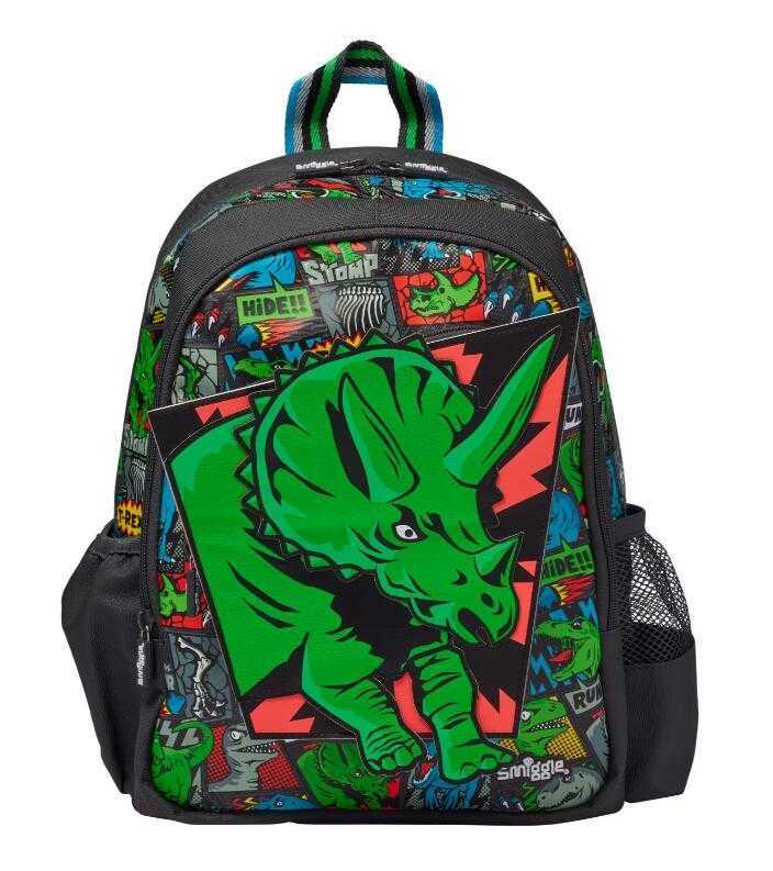 กระเป๋านักเรียนSmiggle กระเป๋า ลายDino ขนาด 14 นิ้ว ของแท้ พร้อมส่งในไทย💕✔