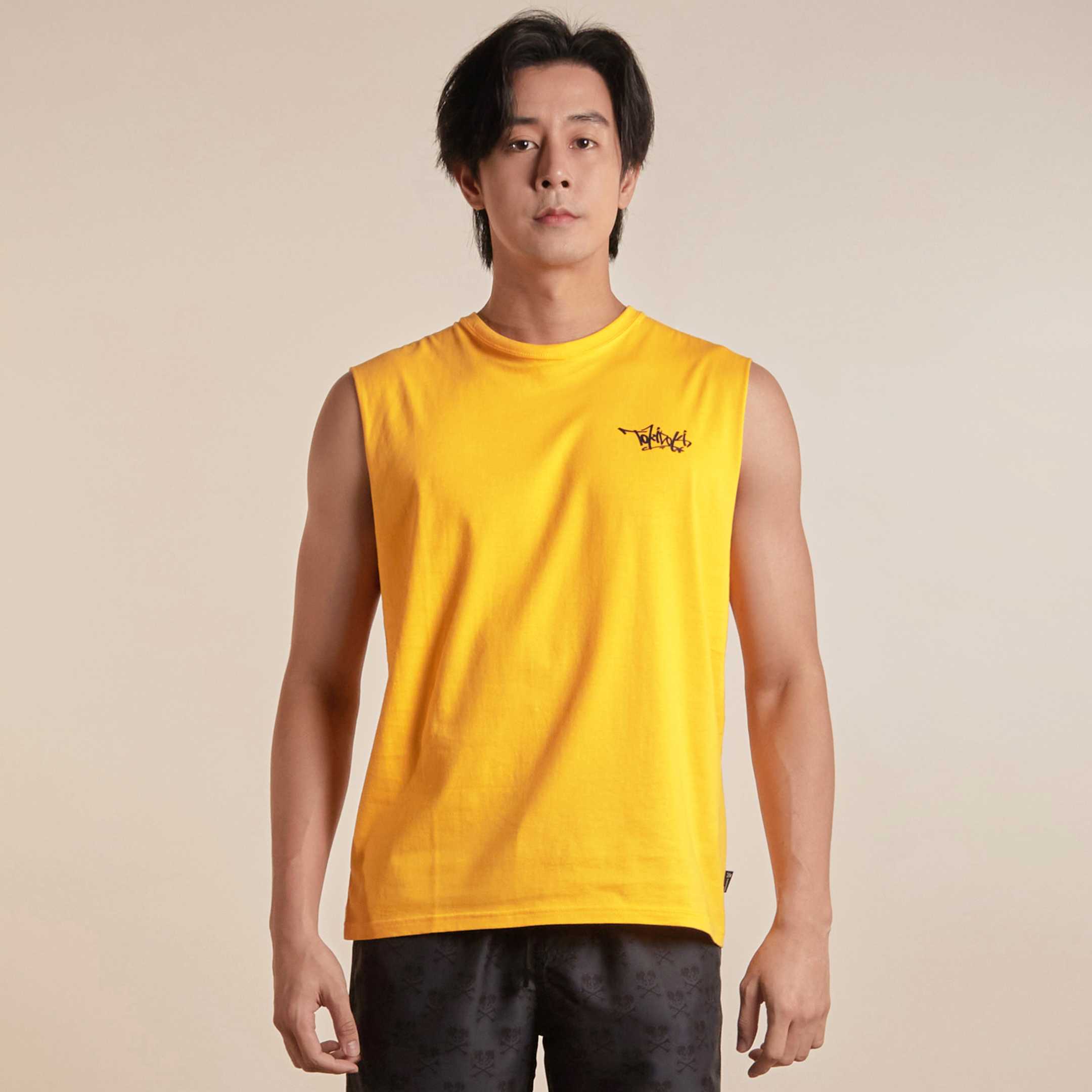 TOKIDOKI เสื้อแขนกุด KOENJI SAKURA MUSCLE TEE