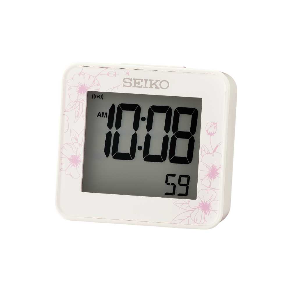 SEIKO CLOCKS นาฬิกาดิจิตอล รุ่น QHL097W ขนาด 2.5 นิ้ว