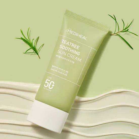 พร้อมส่ง Mediheal Teatree Soothing Sun Cream SPF 50+PA++++50ml.