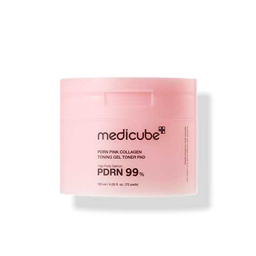 MEDICUBE PDRN Pink Collagen Toning Gel Toner Pad
