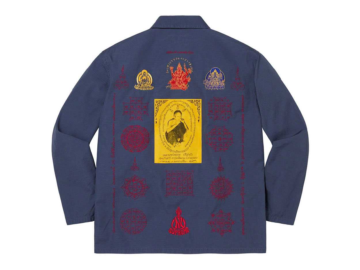 Supreme Blessings Ripstop Shirt (NAVY)