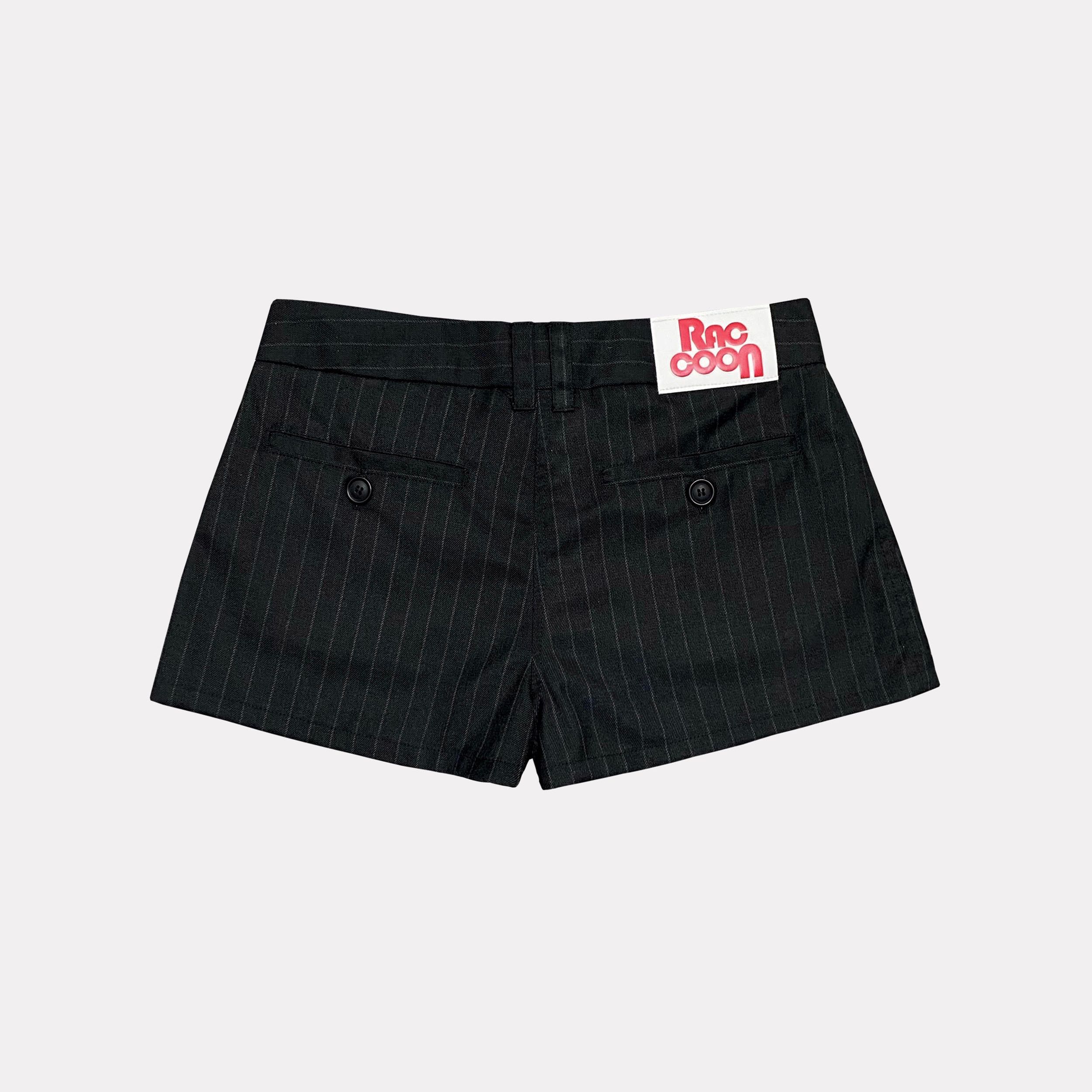 Low rise mini shorts