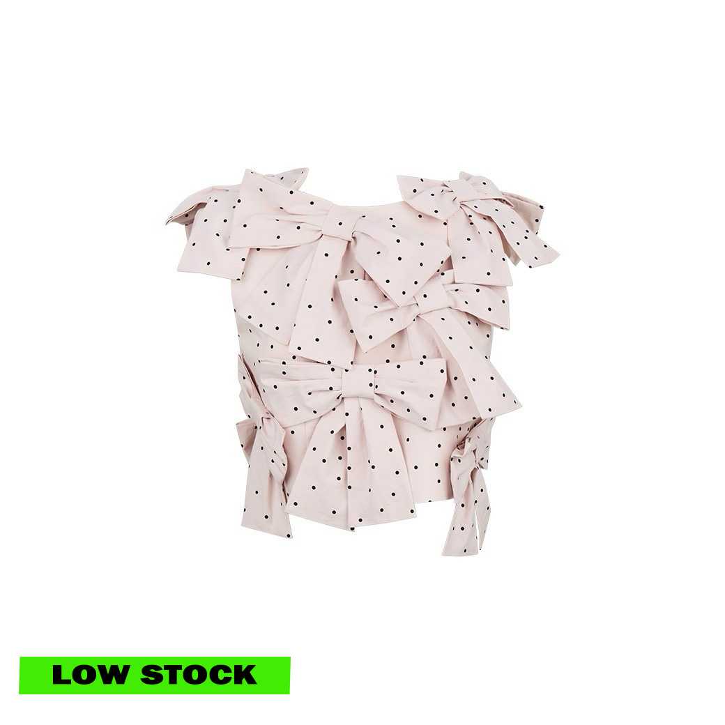 MANY BOW TOP - PINK