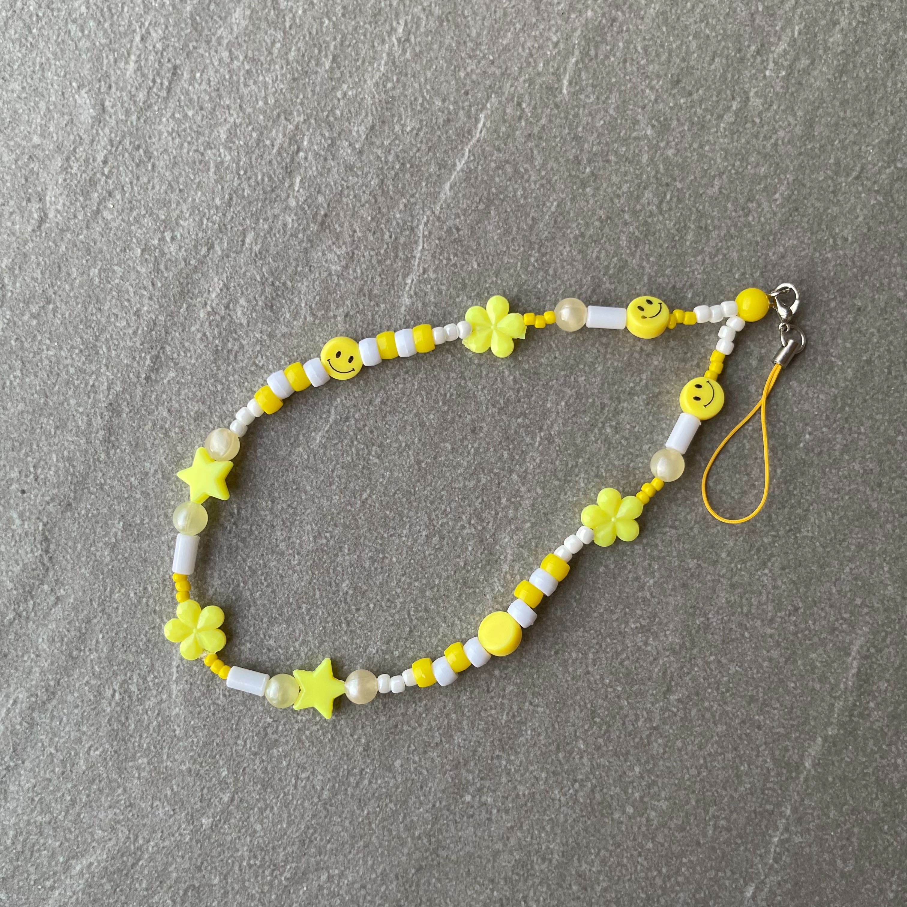 ☻︎ พร้อมส่ง ☻︎ (Ready to ship!)  Smiley 😆🌼 Phone Strap