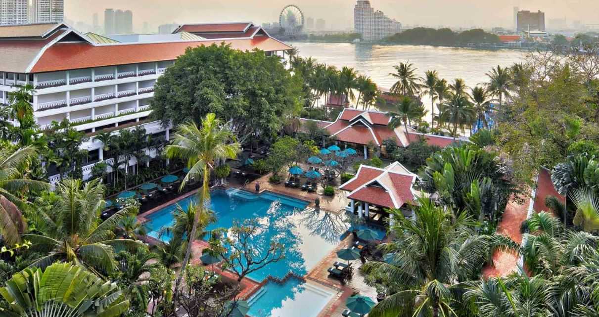 Anantara Riverside Bangkok กรุงเทพ ห้อง Deluxe River View พร้อมอาหารเช้า 2 ท่าน