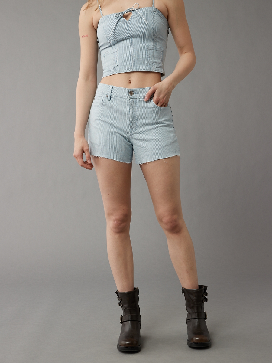 กางเกงขาสั้น ผู้หญิง PERFECT SHORT 4 (RAILROAD) ( 033-7868-478 )