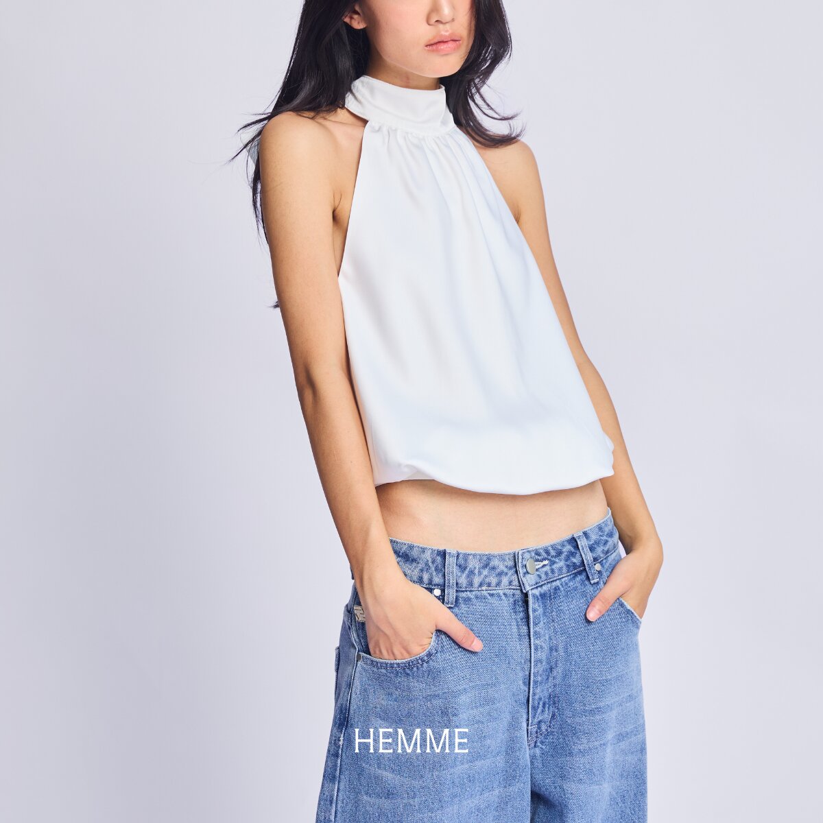 Grace Bow Halter Top