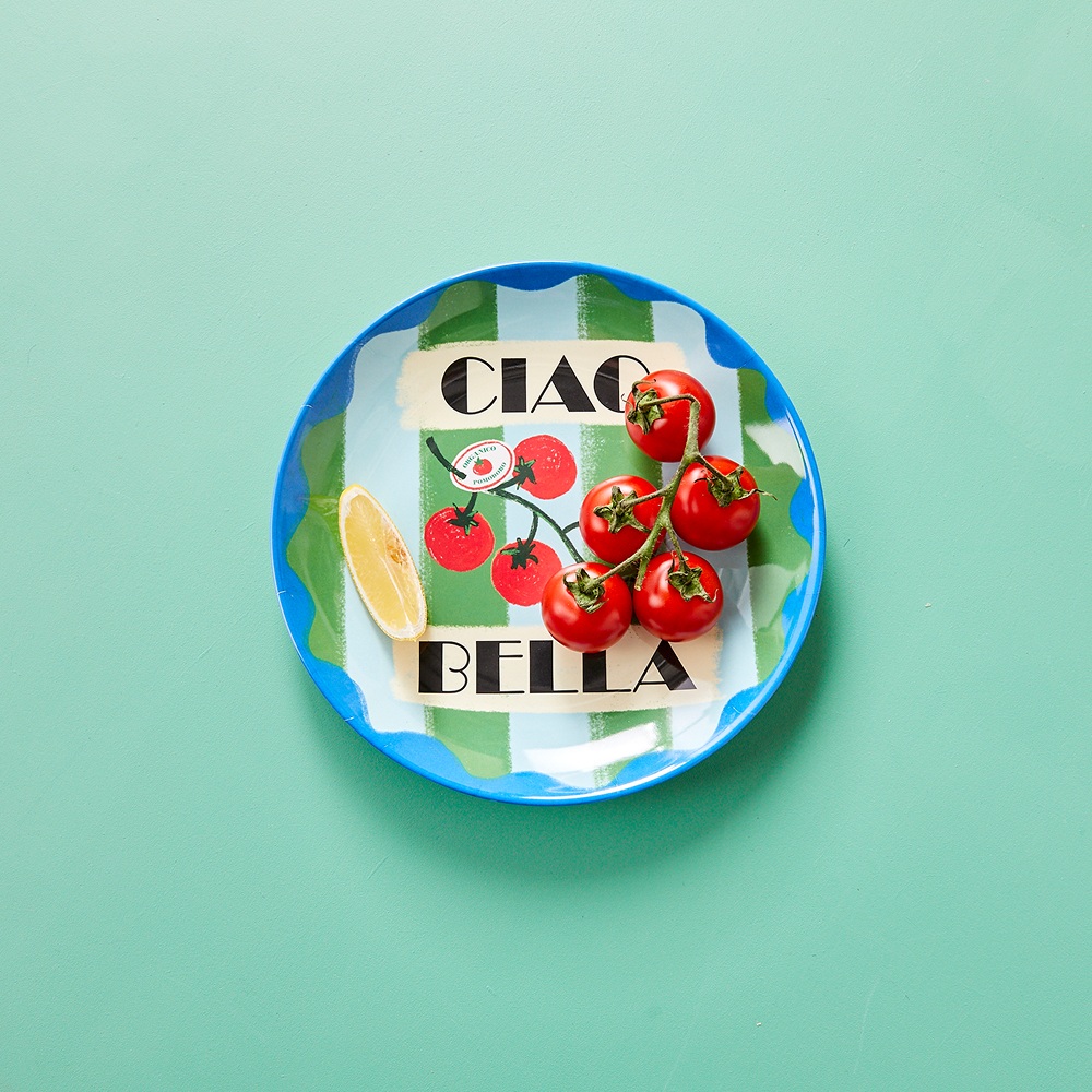 (Pre-order)  Summer Costa - Melamine Dinner Plate 22 cm