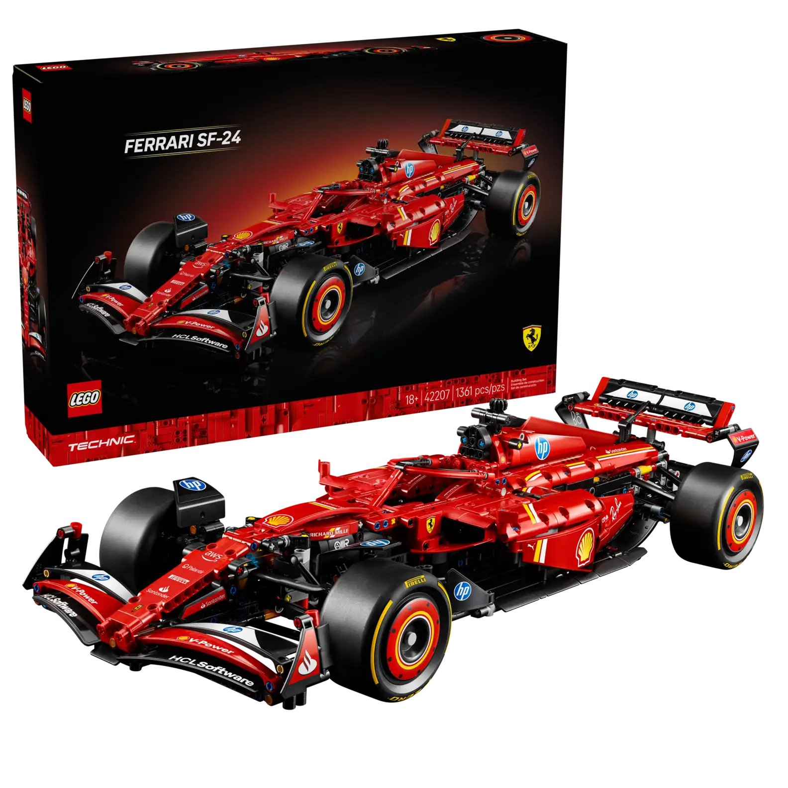 LEGO 42207 Ferrari SF-24 F1 Car(สินค้าซื้อแล้วไม่รับเปลี่ยนคืน)