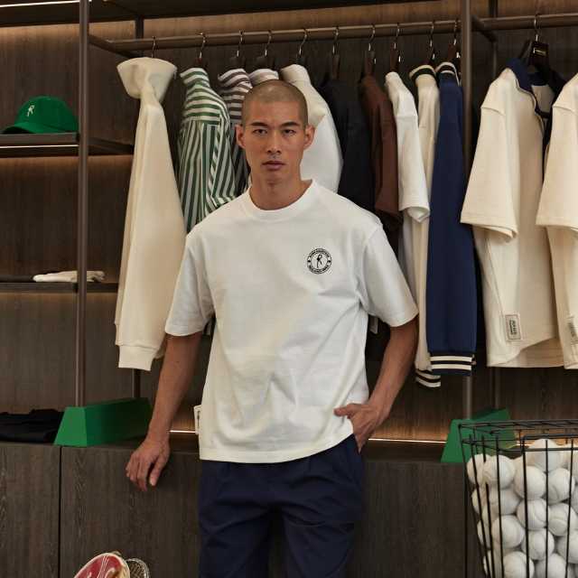 White Grand Slam Logo Tee