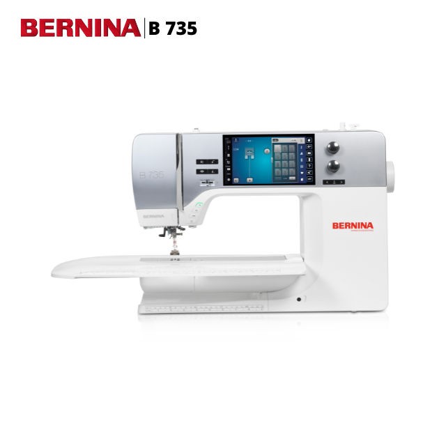 BERNINA 735 จักรเย็บผ้าคอมพิวเตอร์ (เพิ่มแท่นปักได้) (Pre-Order)