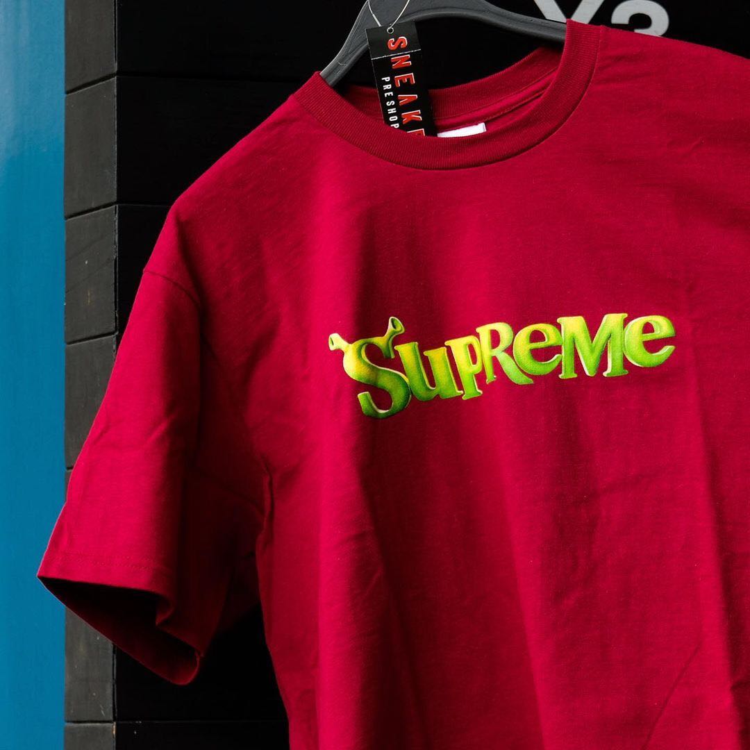 Supreme “Shrek” Cardinal Tee 