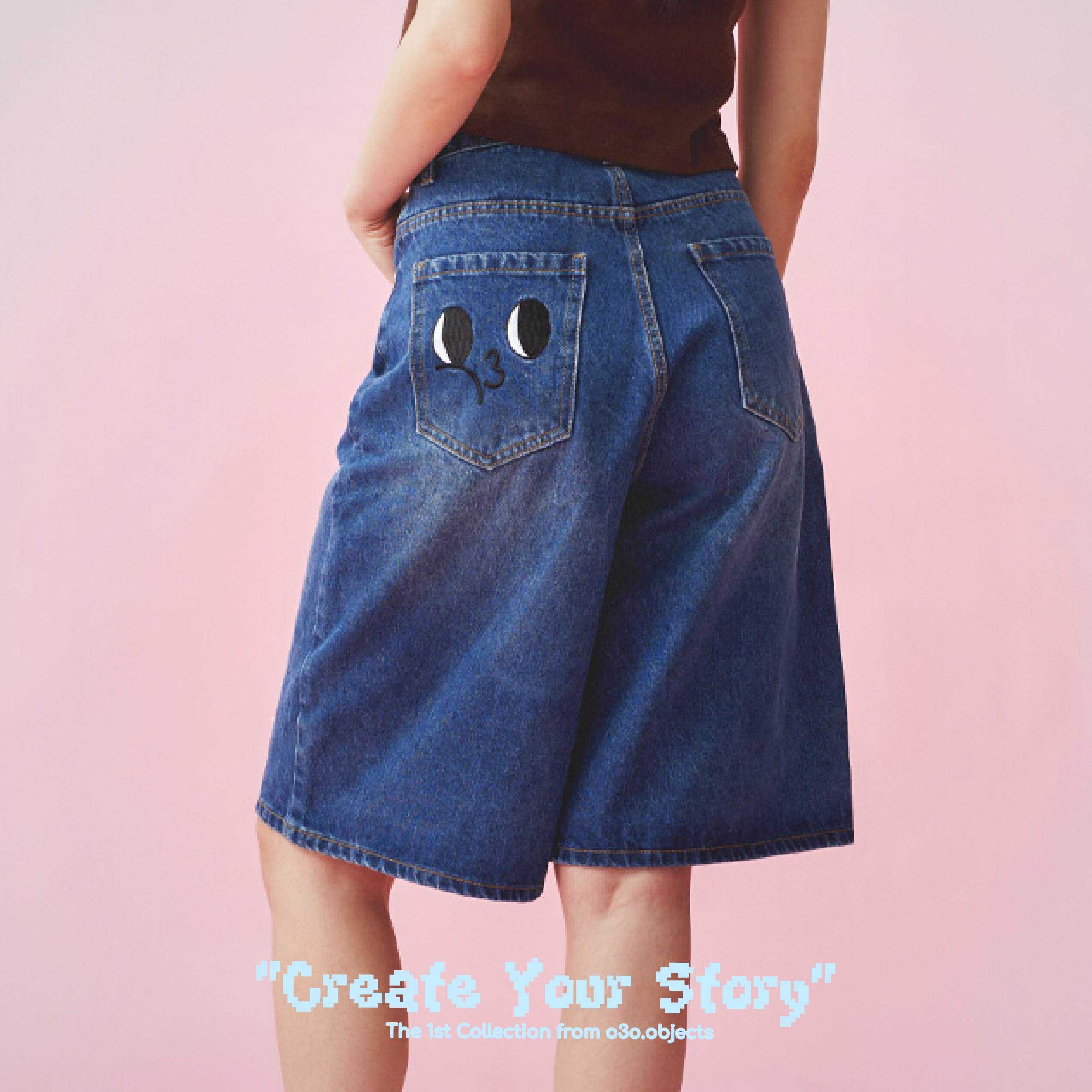 o3o.Goofy Jort Jeans - กางเกงยีนส์ทรง Jorts ทรงสวยใส่ง่าย