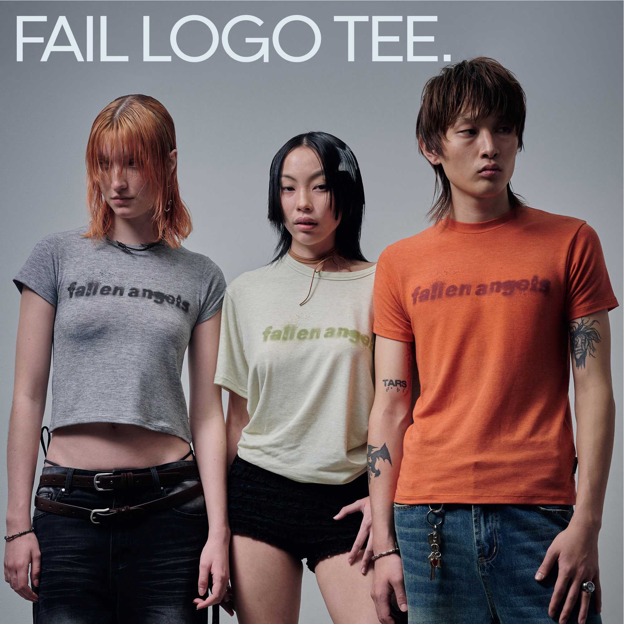 fallen angels FAIL LOGO TEE