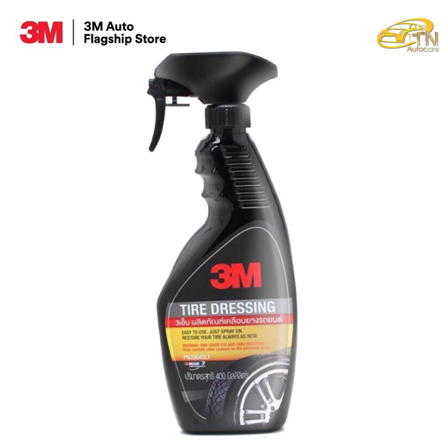 3M ผลิตภัณฑ์เคลือบเงายางรถยนต์ Tire Dressing ขนาด 400ml. PN39042LT