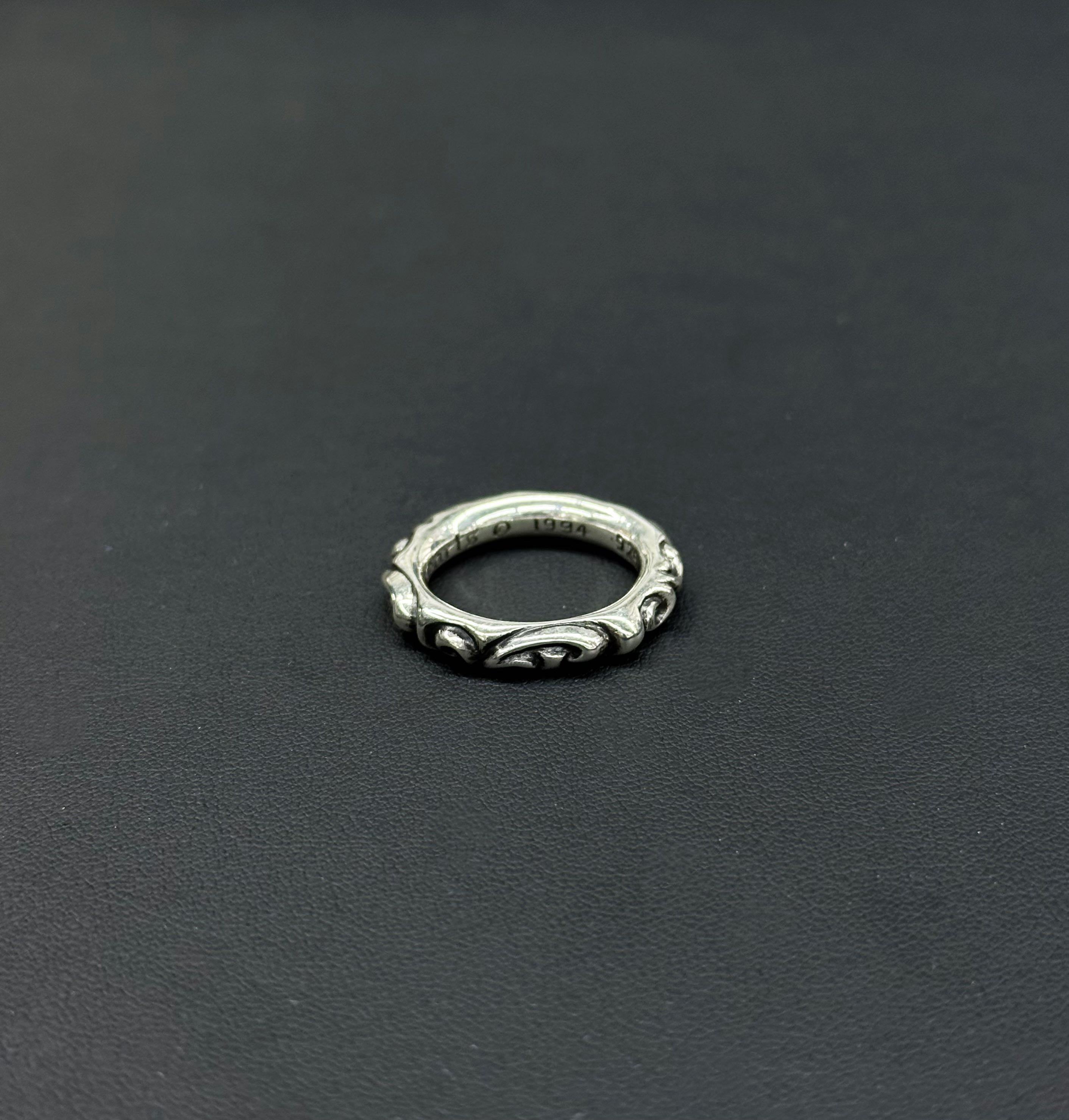 Chrome Hearts Scroll Band Ring