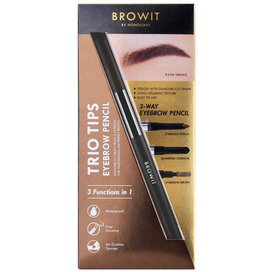 คิ้ว 3 หัว ► Official Account Browit Trio Tips Eyebrow Pencil