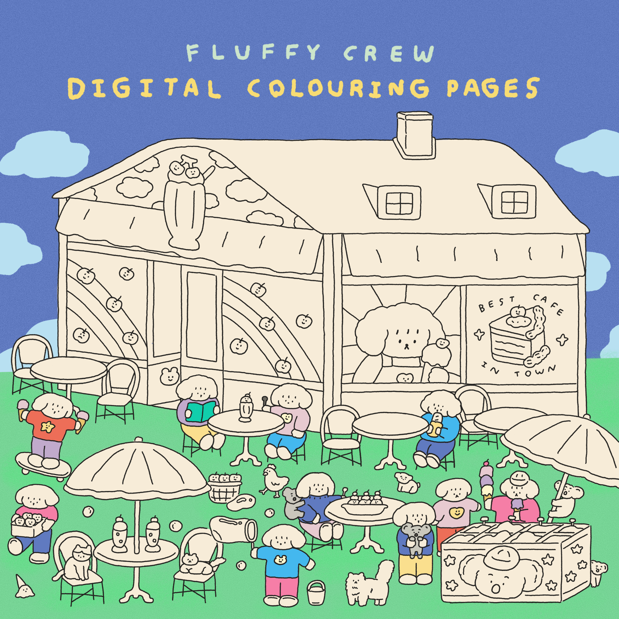 Digital Colouring Pages