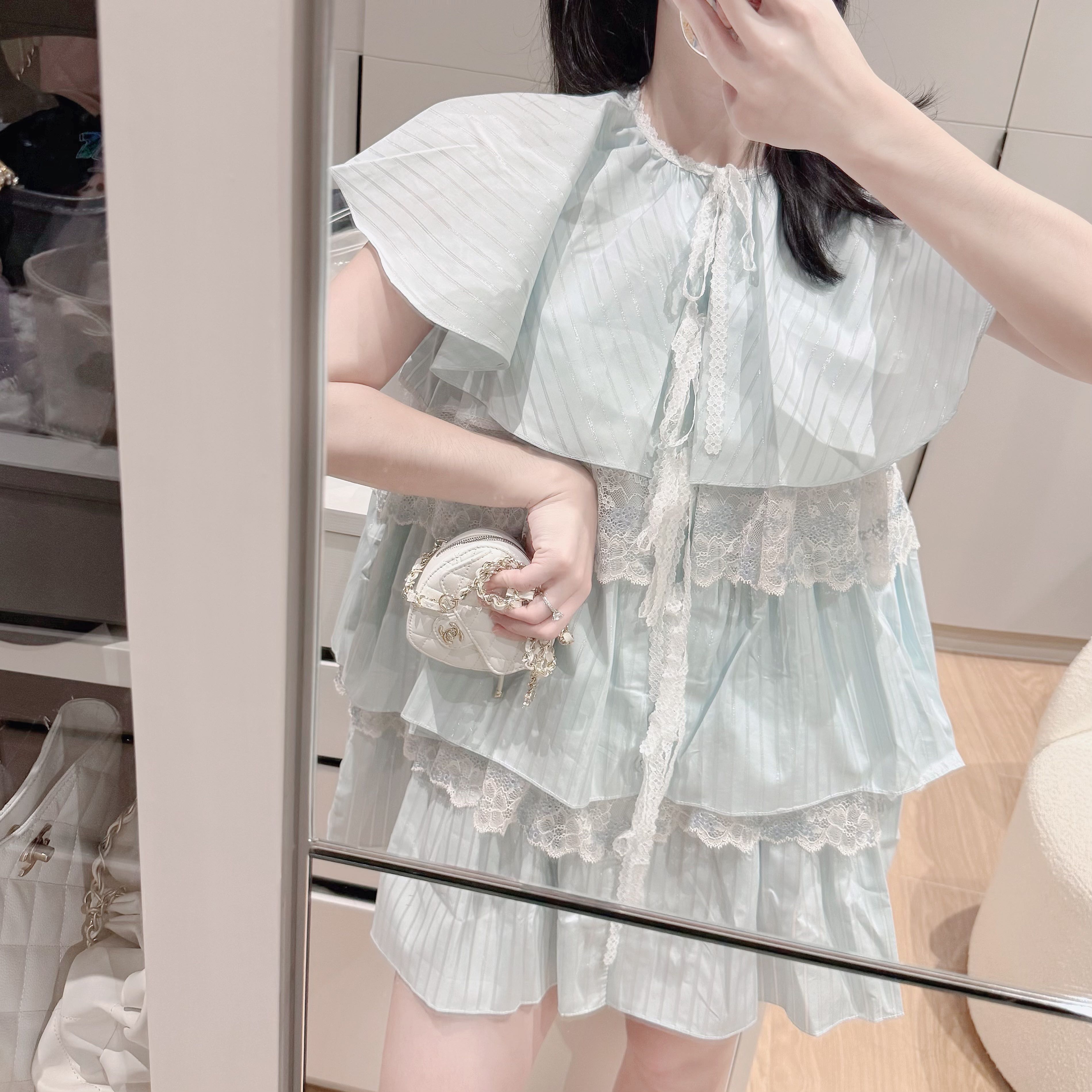 Blooming blue dress 