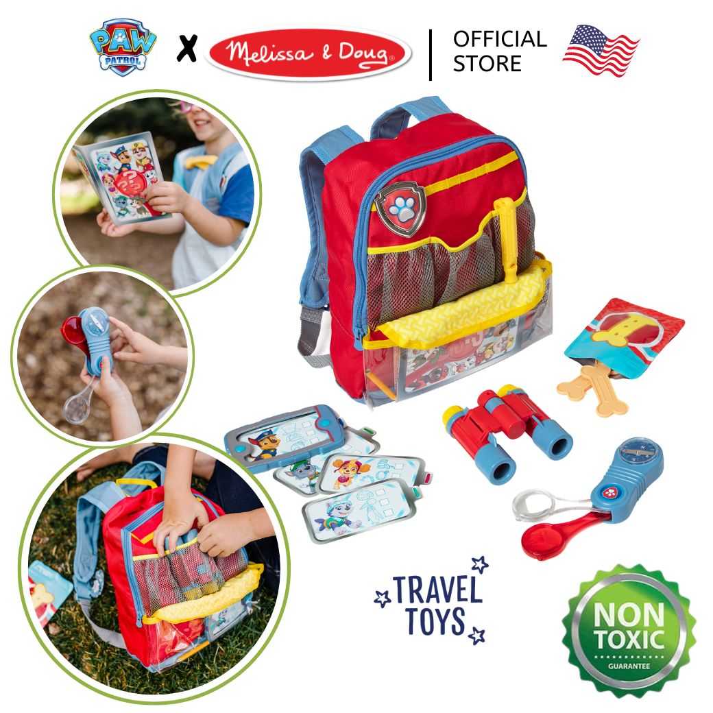 (ของแท้ USA) ของเล่นผจญภัย กระเป๋าเป้ พอว์พาโทรล Paw Patrol Pup Backpack Melissa & Doug 33271