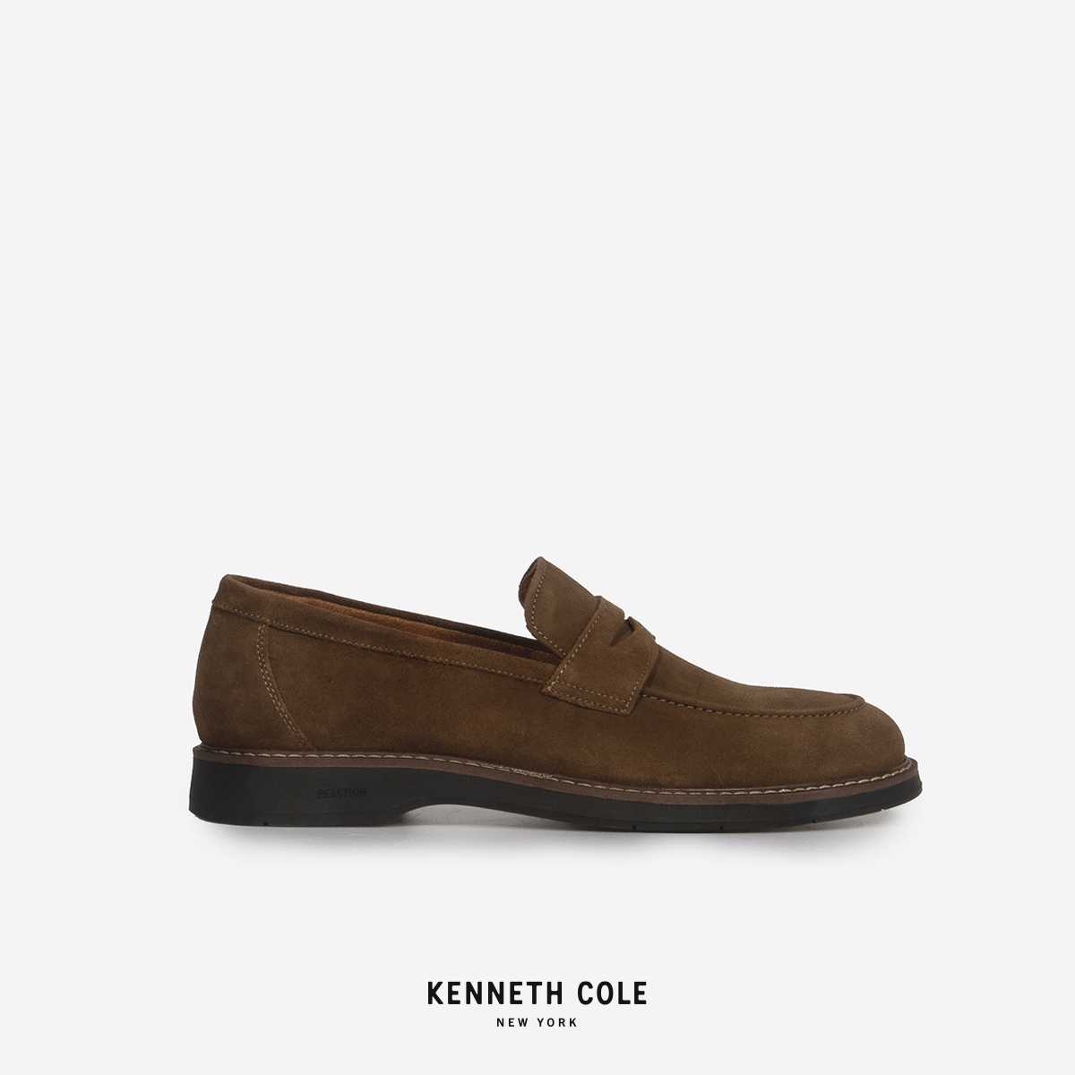 KENNETH COLE รองเท้าลำลองผู้ชายรุ่น THOMAS SUEDE LOAFER GREEN สีเขียว ( CAS - RS44074LE-300 )
