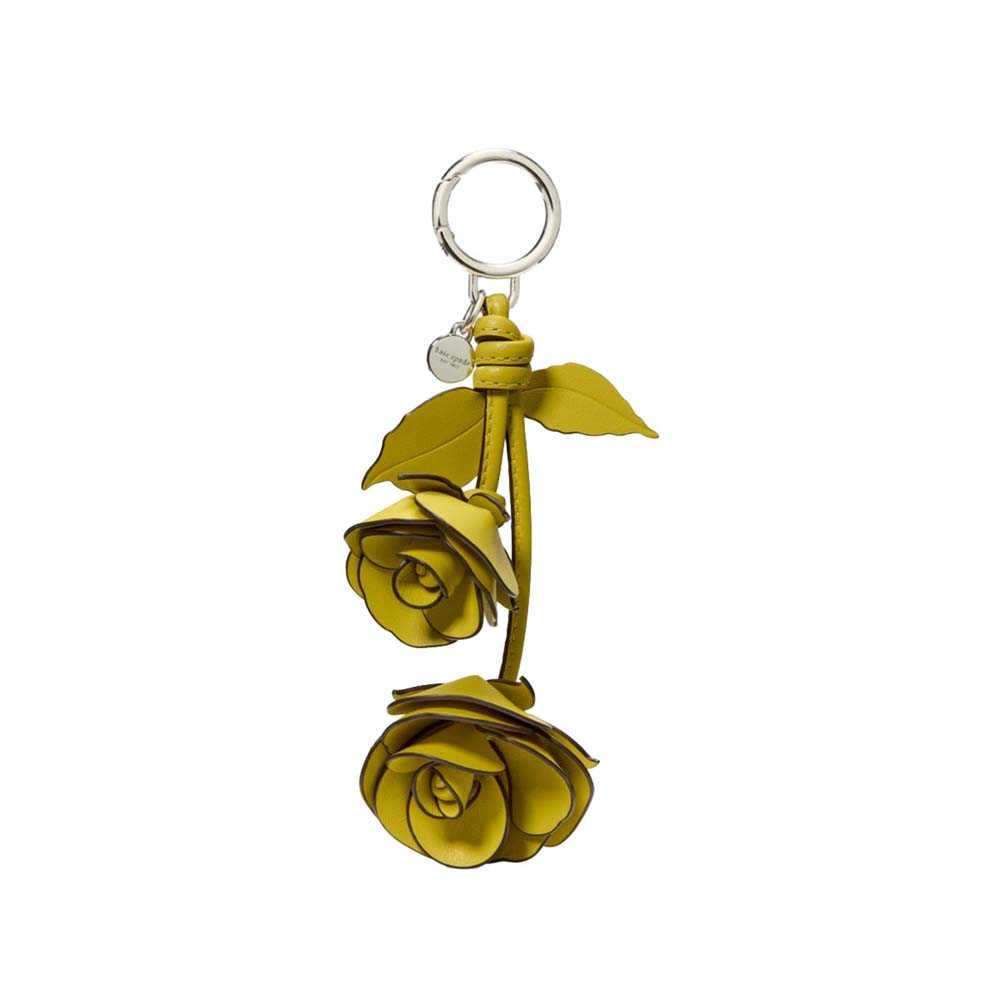 พวงกุญแจรุ่น Charmed Rose Bag Charm KM422 300 สี LimeSlice