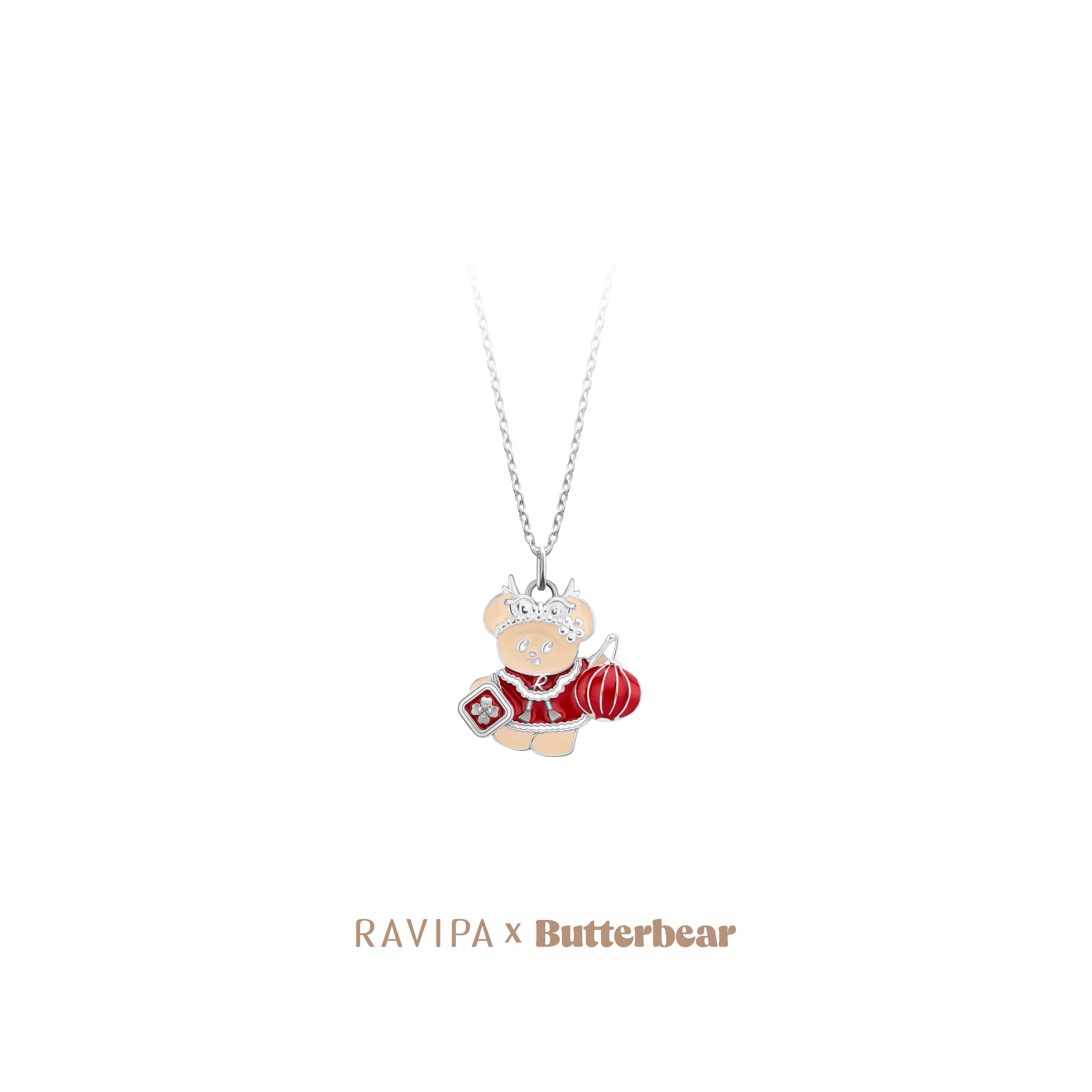 Butterbear Dragon-Heart Necklace