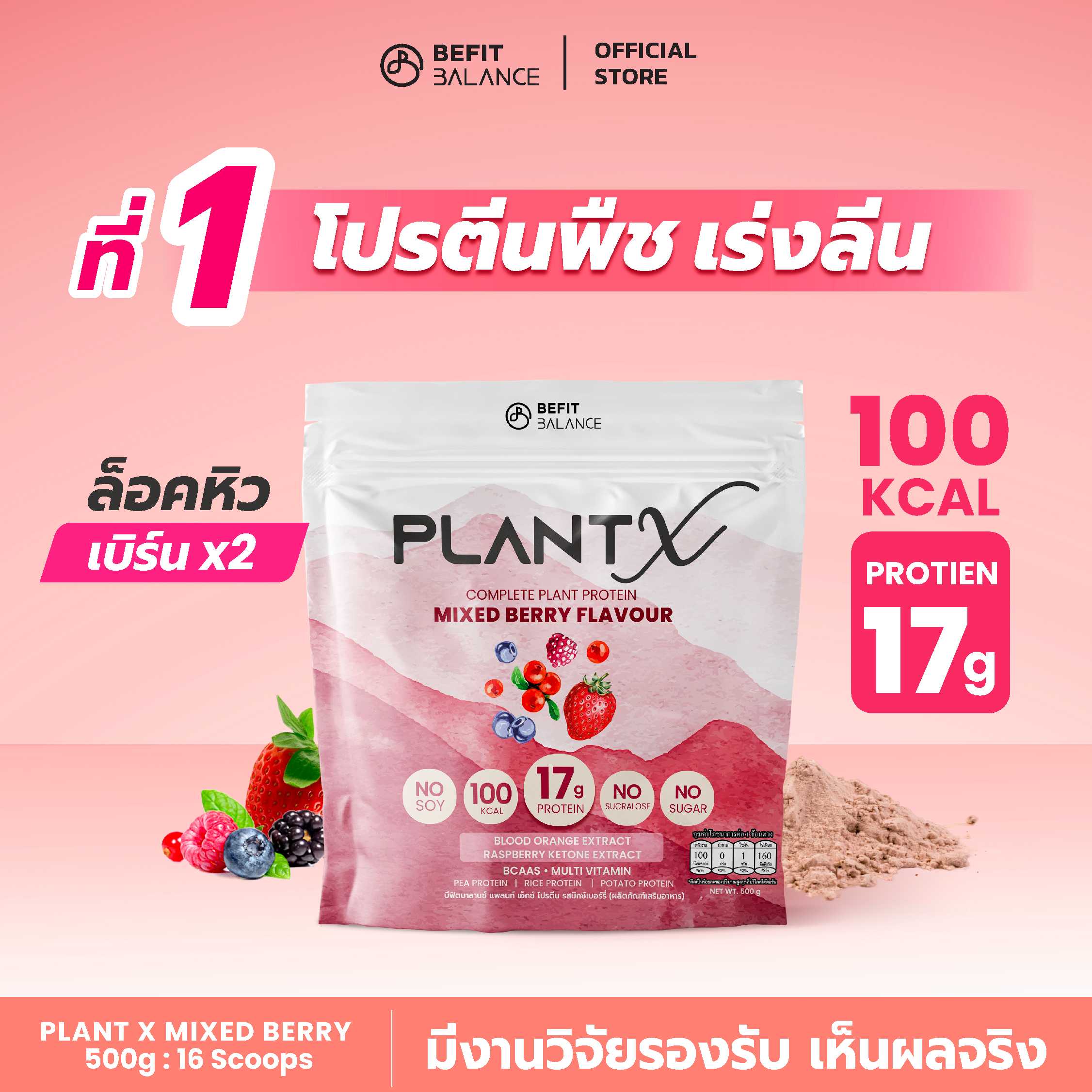 NEW! PLANT X MIXED BERRY