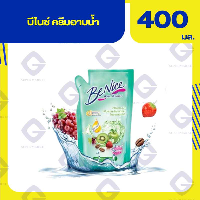 บีไนซ์ ครีมอาบน้ำเพื่อผิวเรียบเนียน: ไกลเซลลูไลท์ (ถุงเขียว) 400มล.8851989080611 (01)ลดถึง20/07/68