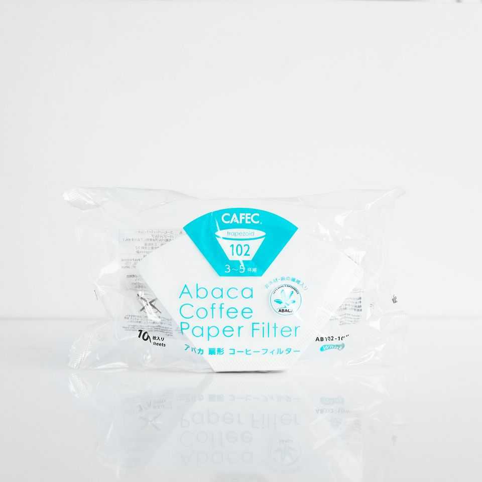 กระดาษกรอง  CAFEC Abaca 102 Coffee Paper Filter (3-5 Cups)