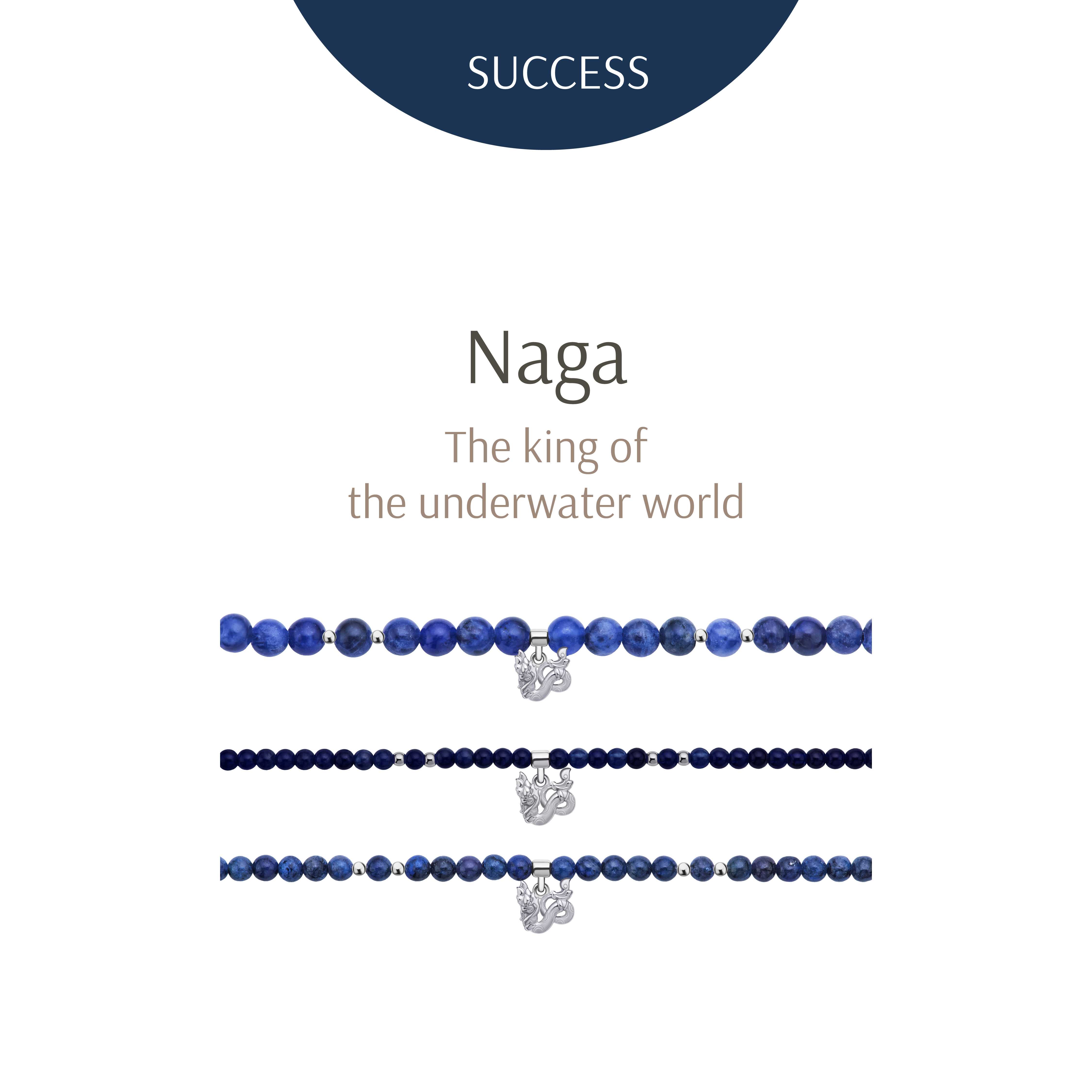 Naga Dark Sodalite All-around Bracelet - สร้อยข้อมือ