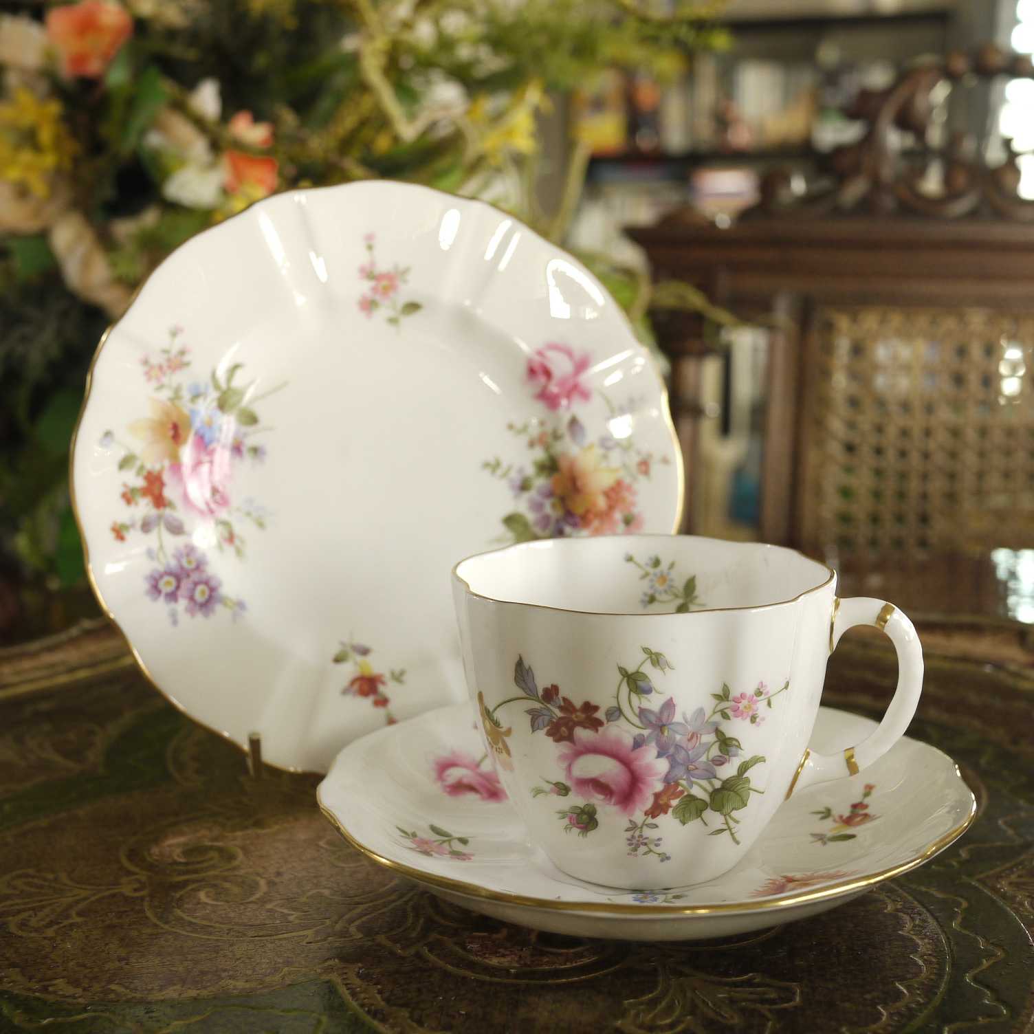 Crown Derby  Posie Trio