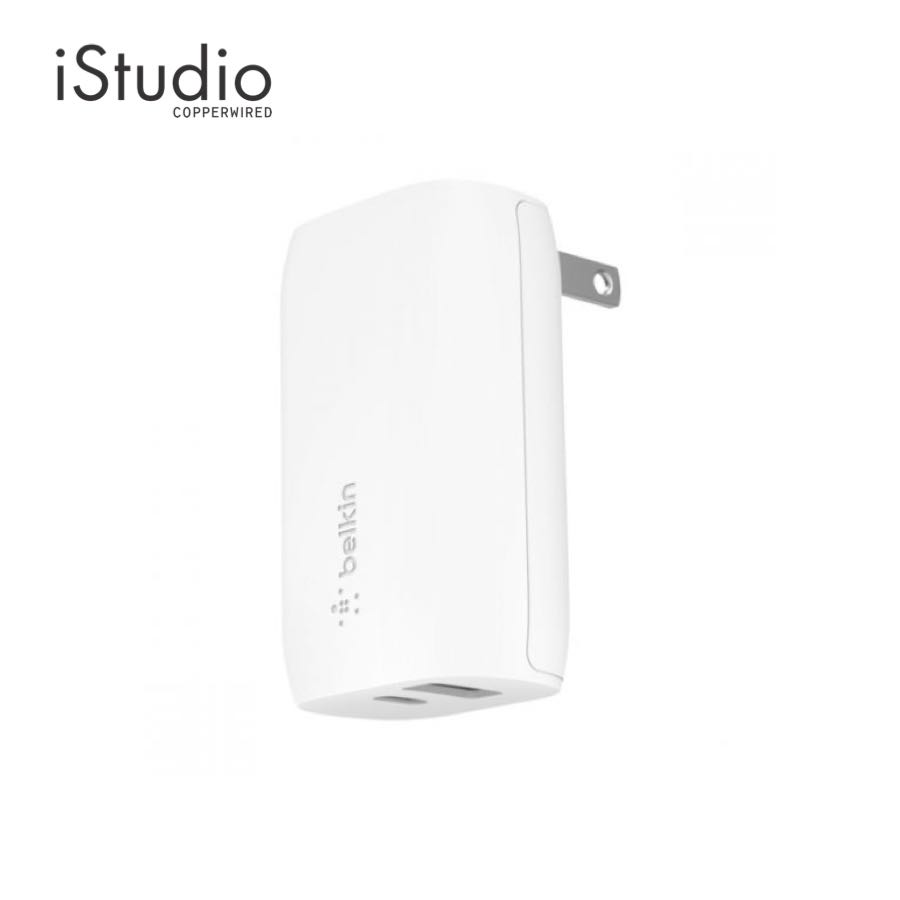 BELKIN หัวชาร์จ 32W USB-C 1 Port 20W + USB-A 12W  Wall Charger l iStudio By Copperwired