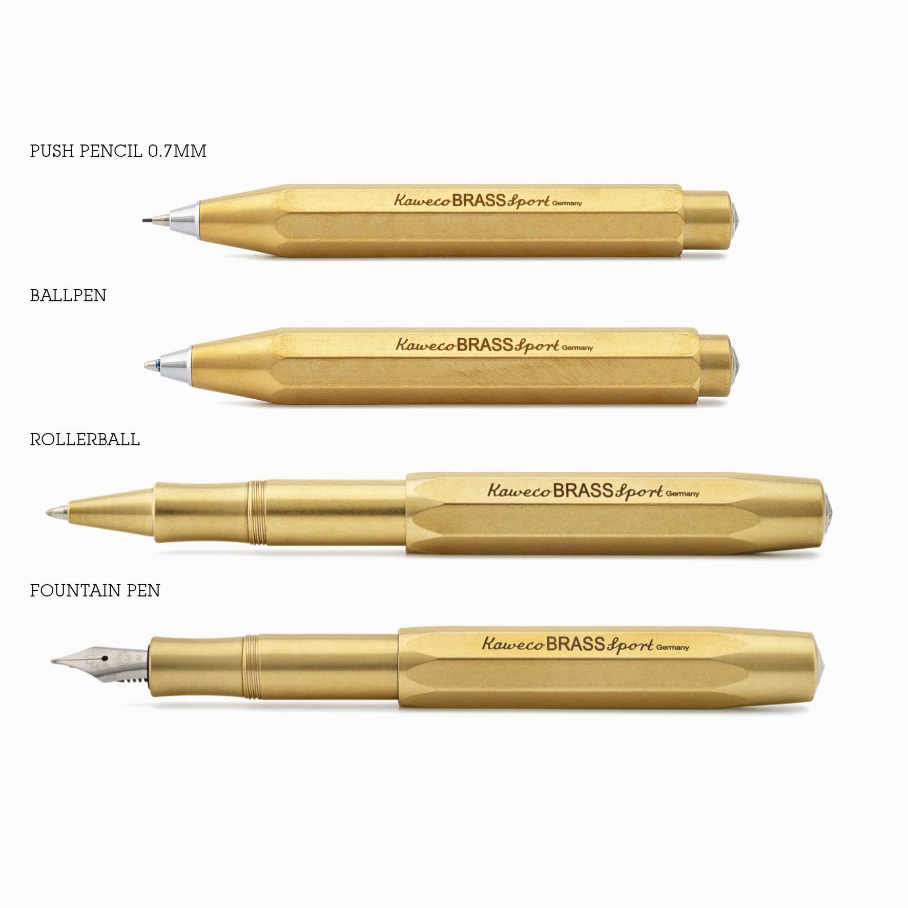 Kaweco BRASS Sport ปากกาคาเวโก้ รุ่น BRASS Sport