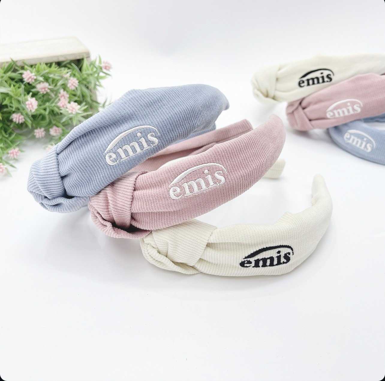 Emis Corduroy Cross Hairband (New Collection)