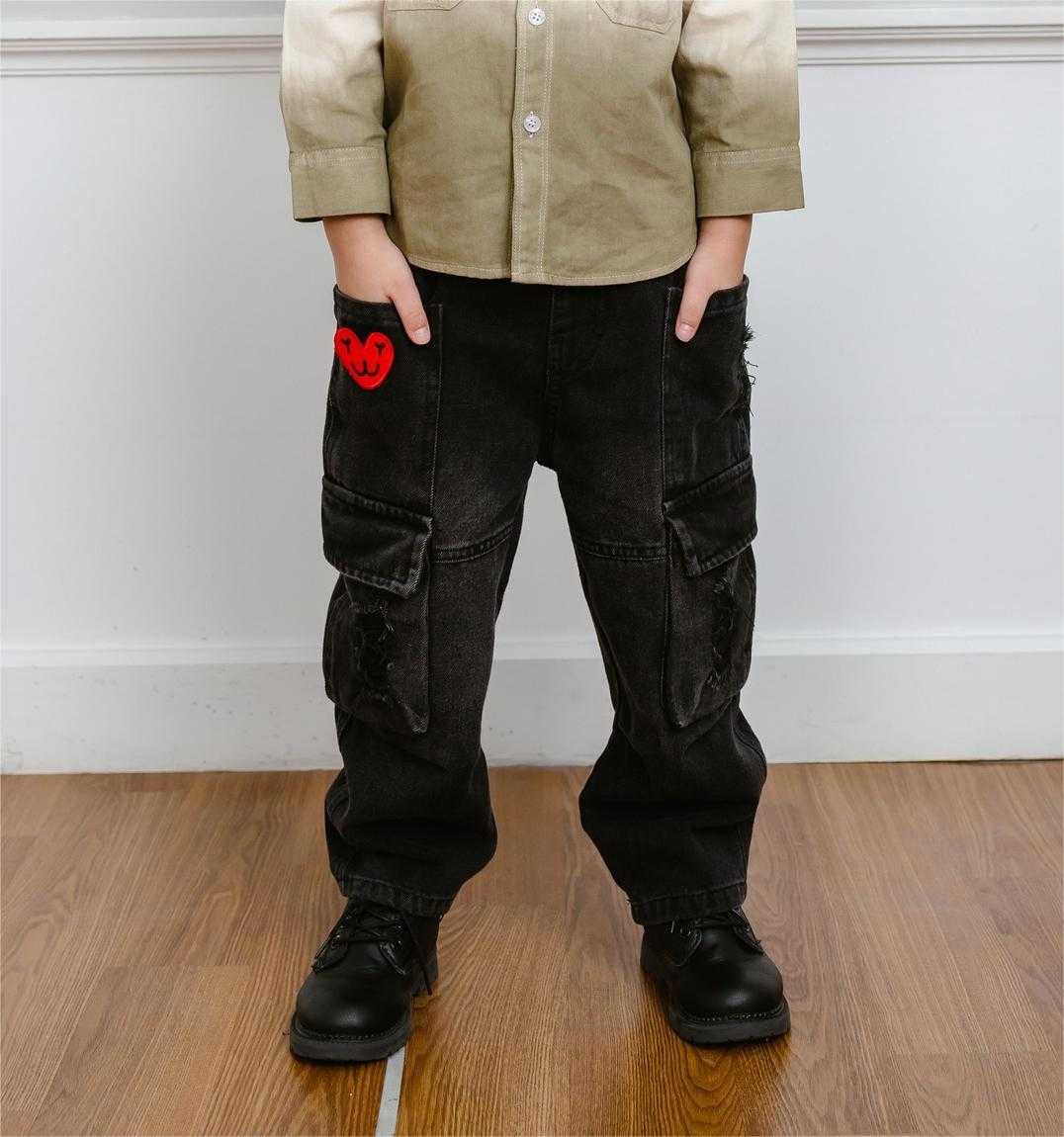 HTW - กางเกง Cargo Jeans