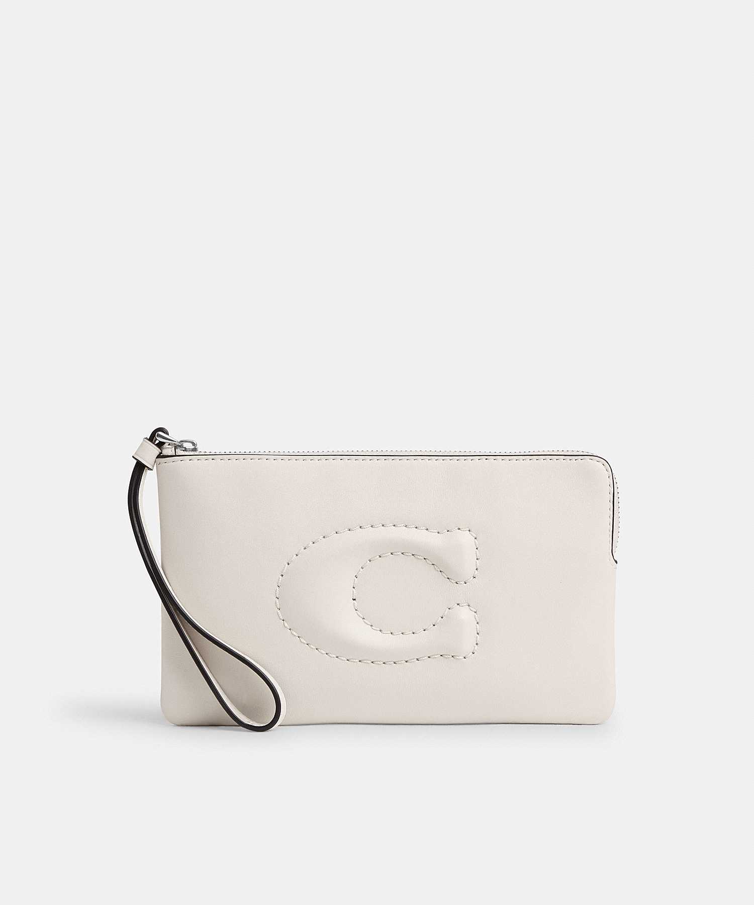 COACH LARGE CORNER ZIP WRISTLET CR392 SV/HA