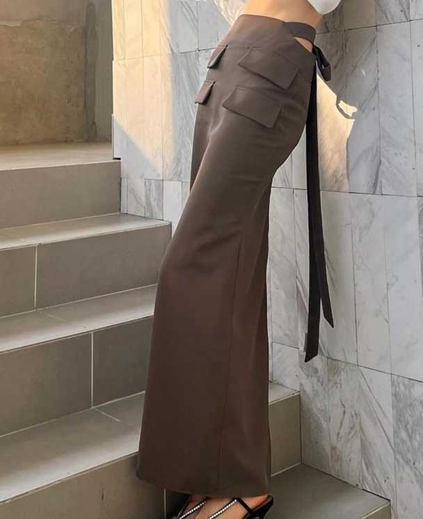 ODEYA SKIRT BROWN
