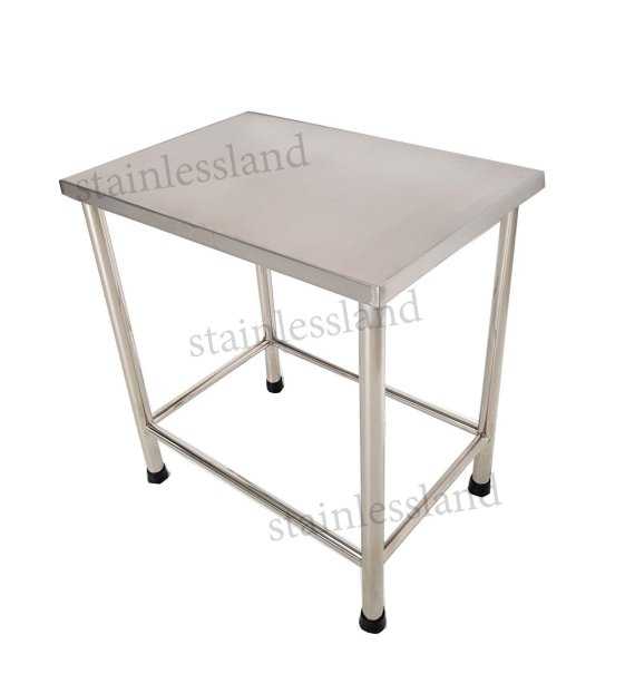 โต๊ะสแตนเลส 1 ชั้น ขนาด 50×70×75 ซ.ม