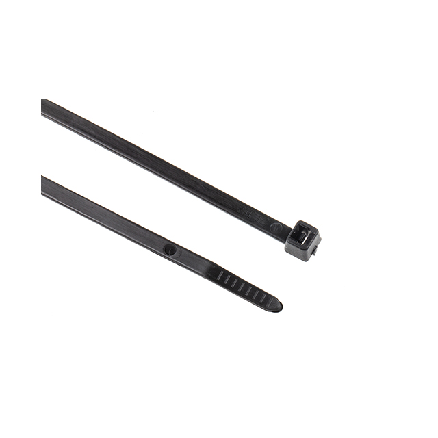 C&W-HellermannTyton Cable Tie, 300mm x 4.6 mm, Black Polyamide 6.6 (PA66), Pk-100