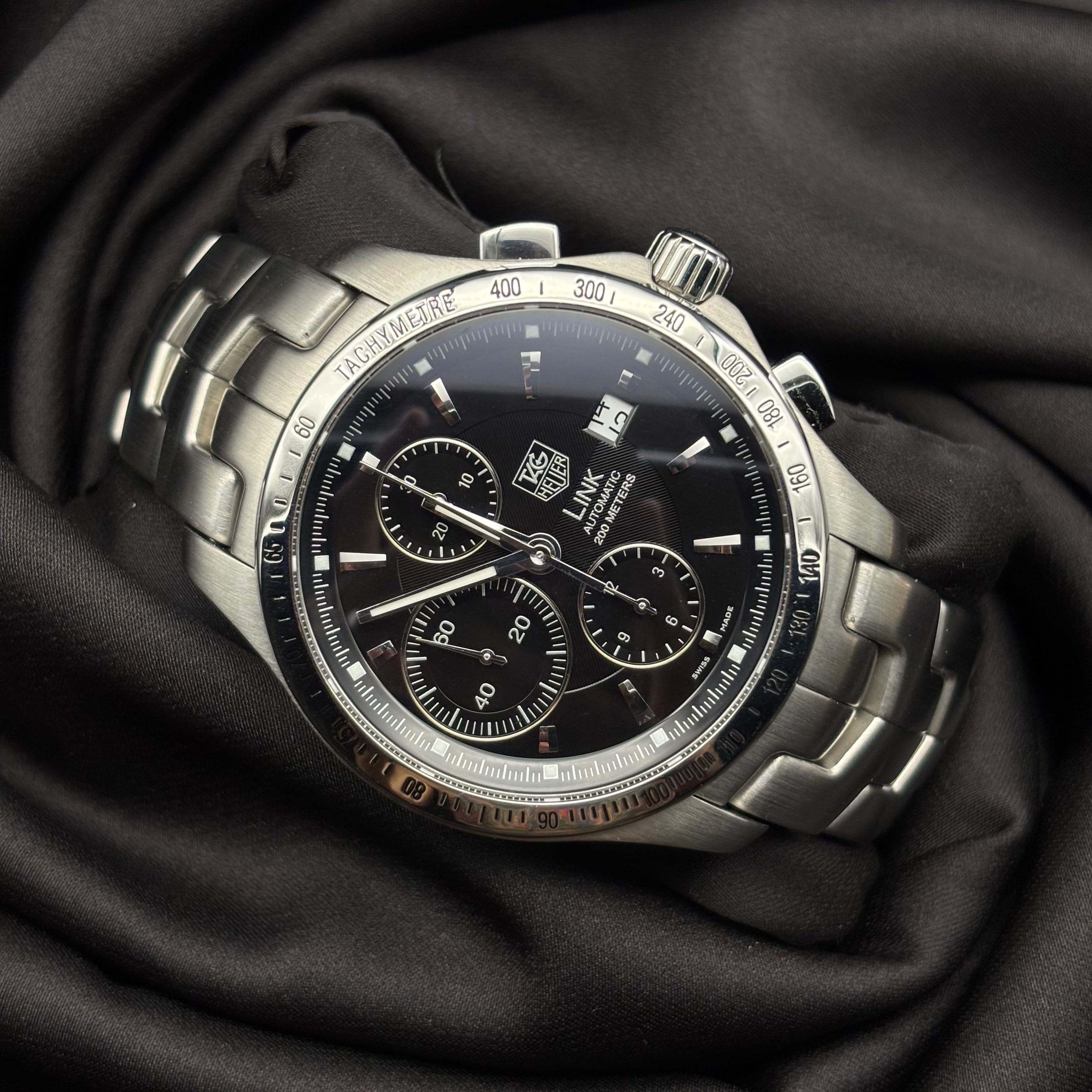 Tag Heuer King Link G3 ขอบสเกล จับเวลา Auto หลังเปลือย