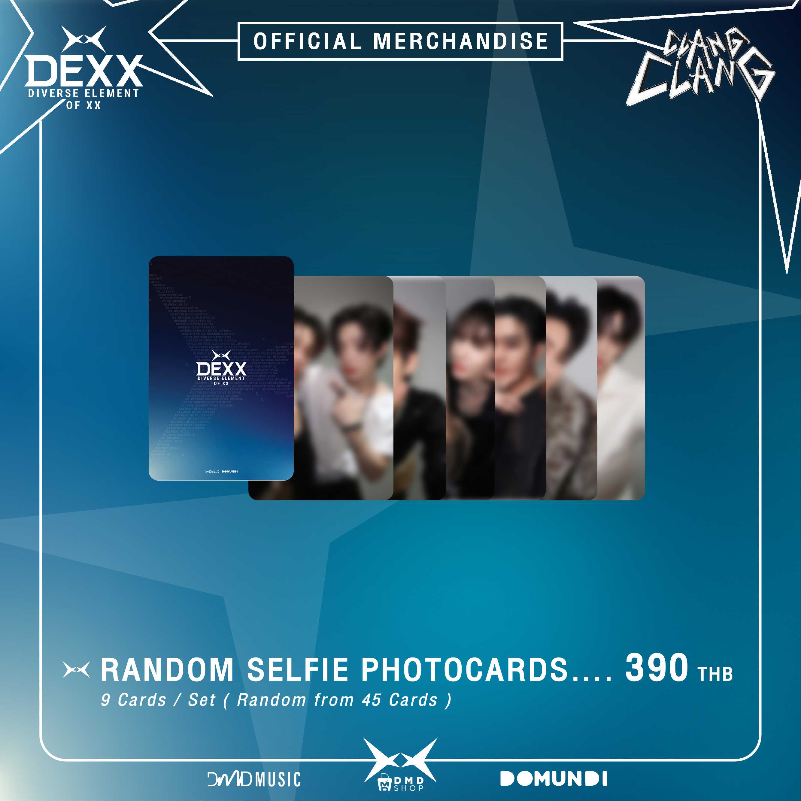 DEXX DEBUT OFFICIAL MERCHANDISE  |  Random Selfie Photocards