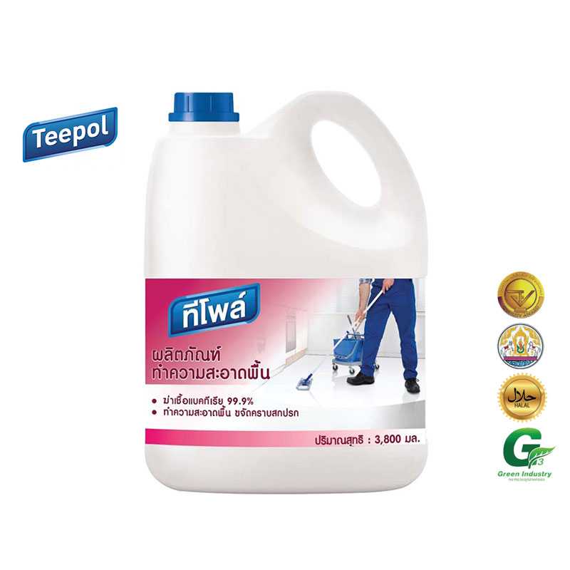 Teepol ผลิตภัณฑ์ทำความสะอาดพื้น ขนาด 3,800 ML.