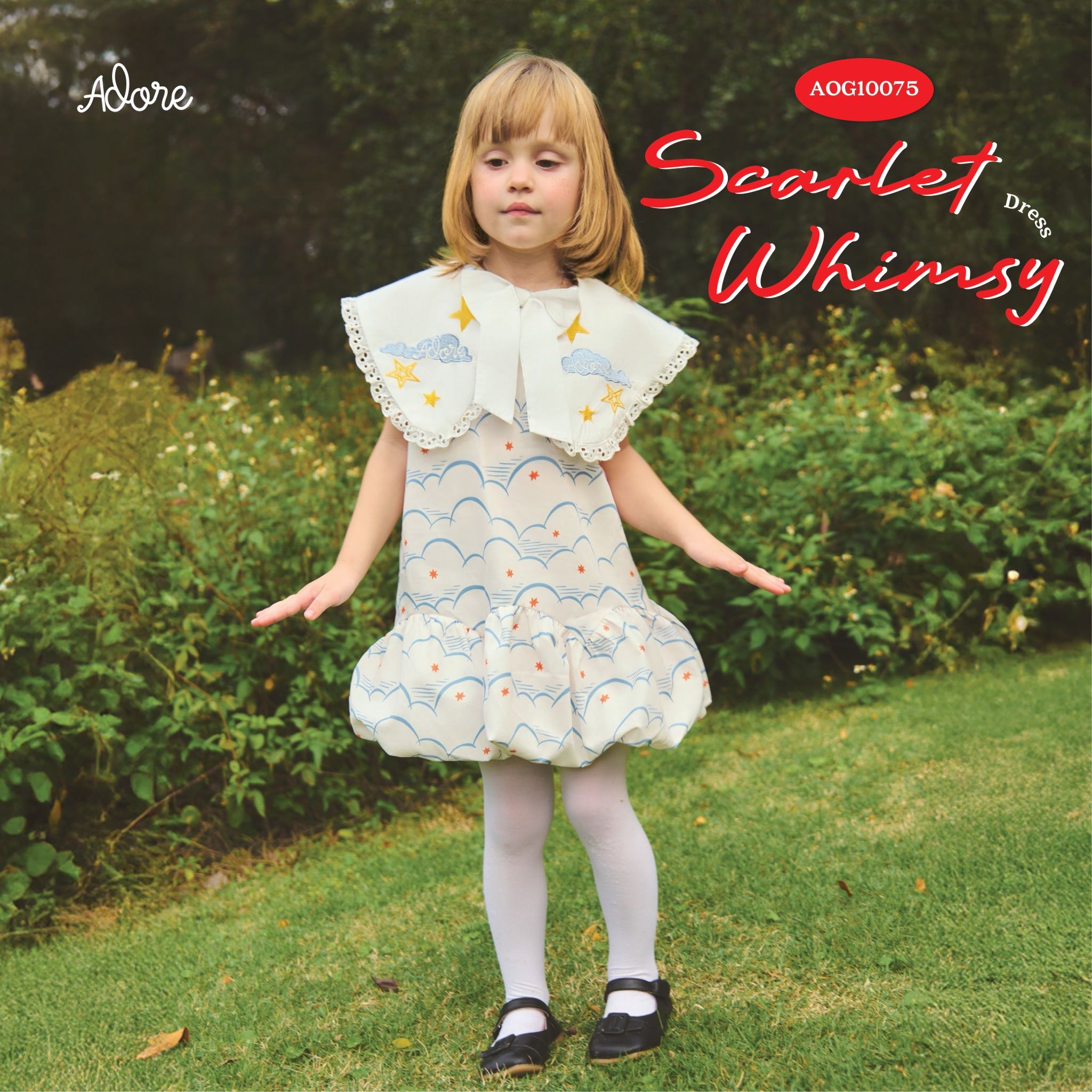 ADORE2112 AOG10075 : SCARLET WHIMSY DRESS