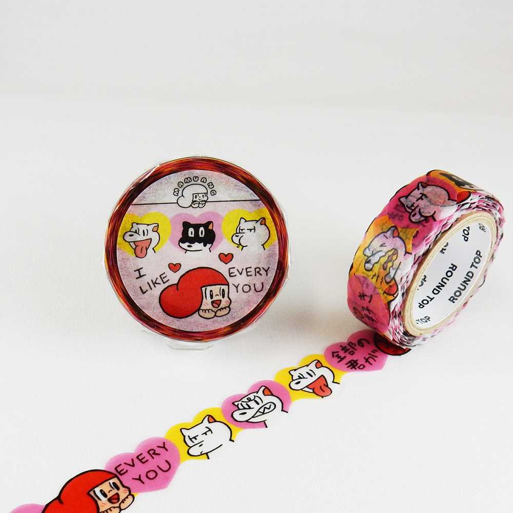 เทปตกแต่งน้องมะม่วง Mamuang (Heart) masking tape