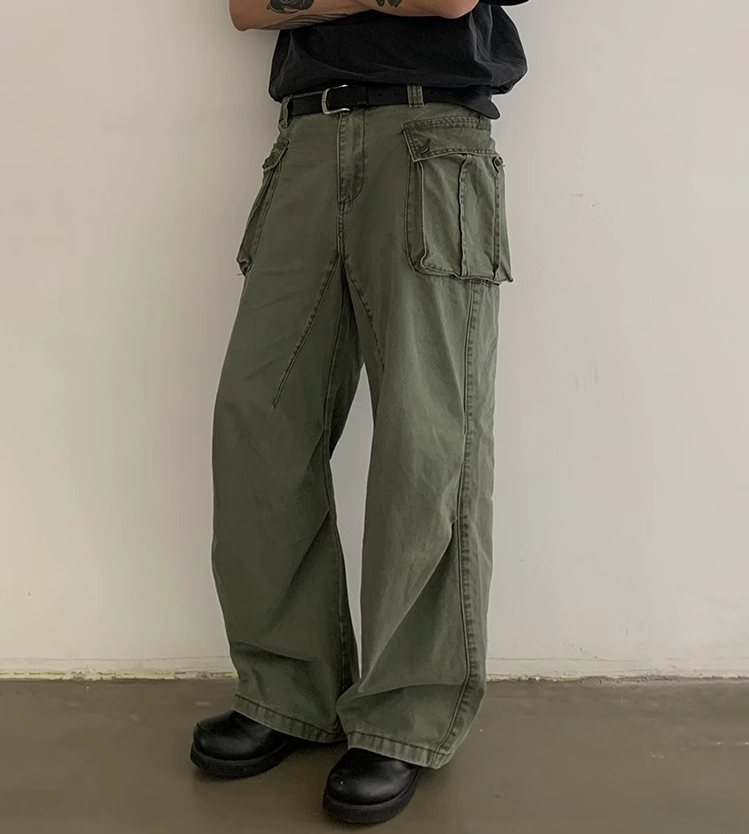 INKNOTS Vintage Washed Cargo Pants