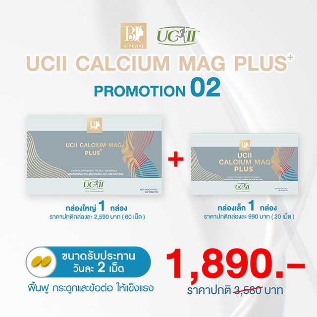 BJ Calcium MAG PLUS [ 1 แถม 1 ]
