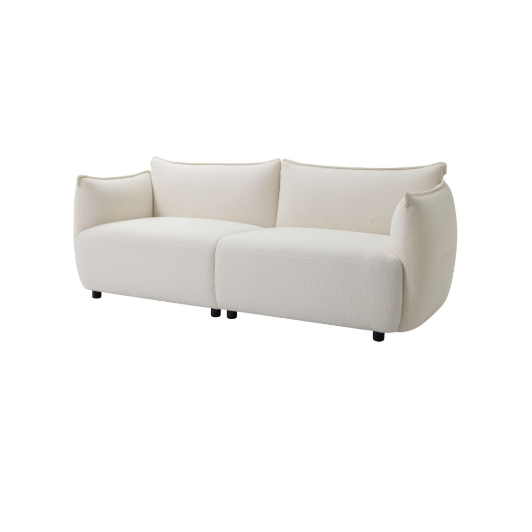 Modernform โซฟา 3 ที่นั่ง ARCHINI รุ่น LOTUS หุ้มผ้าสีขาว