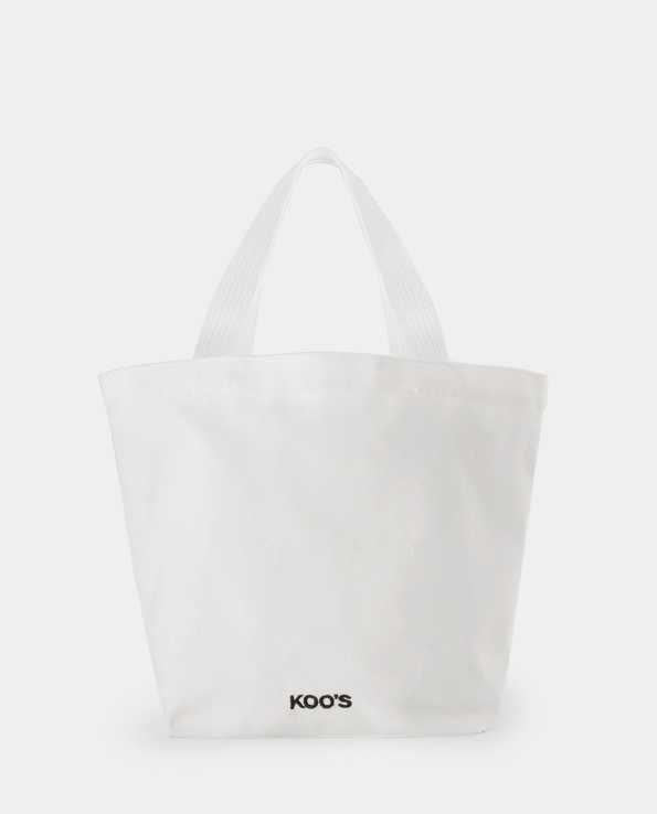 กระเป๋า The Daily Cotton Canvas Tote Bag - White